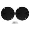 2pcs set Non-Slip Surface Round Deck Hatch 180 Degree Opening Boat Hatch Cover  Marine Yacht Access