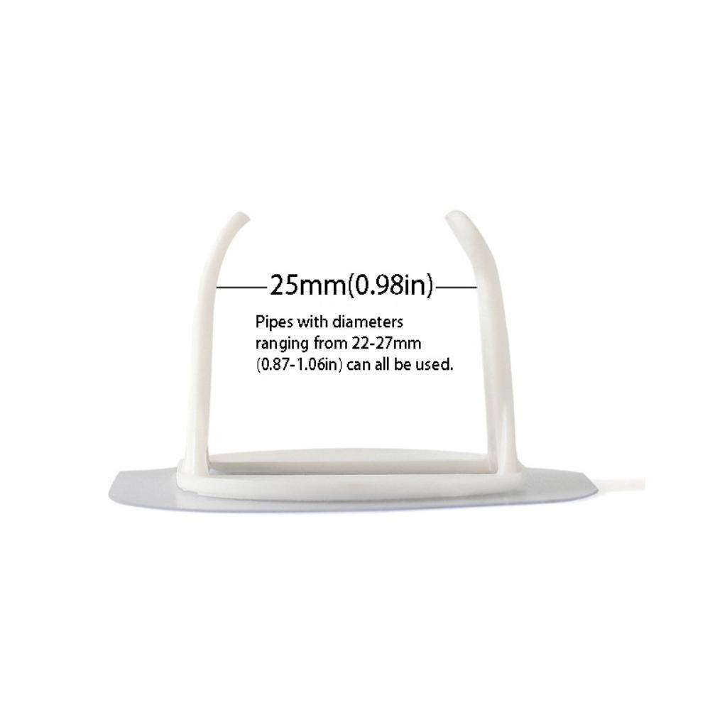 Self-adhesive Cable Clips Plastic Pipe Support Fasteners Pipe Holder Fasteners Wiring Hose Clamp