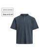 Under Armour Waffle Henley Logo Drop Shoulder Breathable T-Shirt Men Tops Storm-Gray 6007562-044