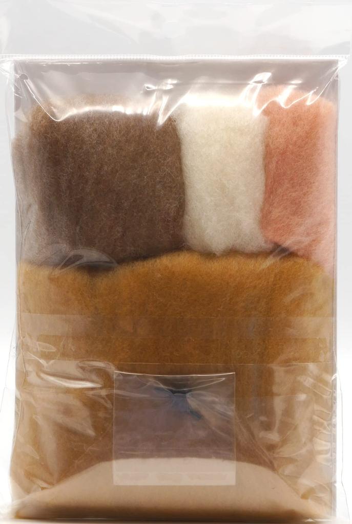 Hamanaka Wollfilz-Set Niedliche Waldtiere, Aufgeplustertes Eichhörnchen, H 441-600