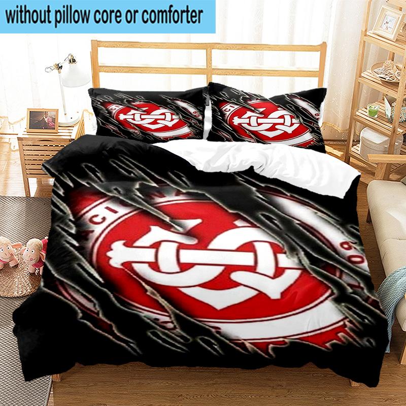 3pcs SC Internacional1 Printed Bedding Set Duvet Cover Closure Includes 1 Duvet Cover & 2 Pillowcases Bedding Sets Home Decor Gifts
