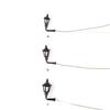 Garden Lights Sand Material Scaled Model LED Metal Lamppost Train Scale Layout Landscape Kid Hanging Lamps for Pathway