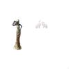 Vintage Tribal Lady And Elephant Sculptures Unique Tabletop Ornament Decorative Figurine for Desk
