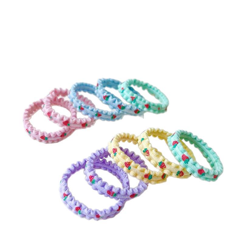 High Elastic Fairy Hair Tie - Gentle, Thick, Colored Rubber Band for Girls