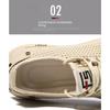 Mesh Breathable Casual Shoes Fashion Trend Summer Comfortable Lightweight Men's Sports Shoes with All Fashion Single Shoes