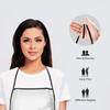 1pc Cute Puppy Print Apron with Adorable Dog Patch - Adjustable Waistband, Durable Easy-Clean Polyester Apron, Suitable for Cooking, Gardening, Pickin