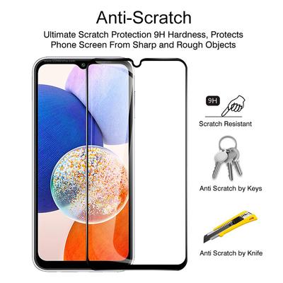 3PCS Schutzfolie Bildschirm gehärtetes Glas für Samsung Galaxy A05 A05S A15 A25 A35 A06 A16 A26 A54 5G A14 A24 A34 Telefon Glasschutz
