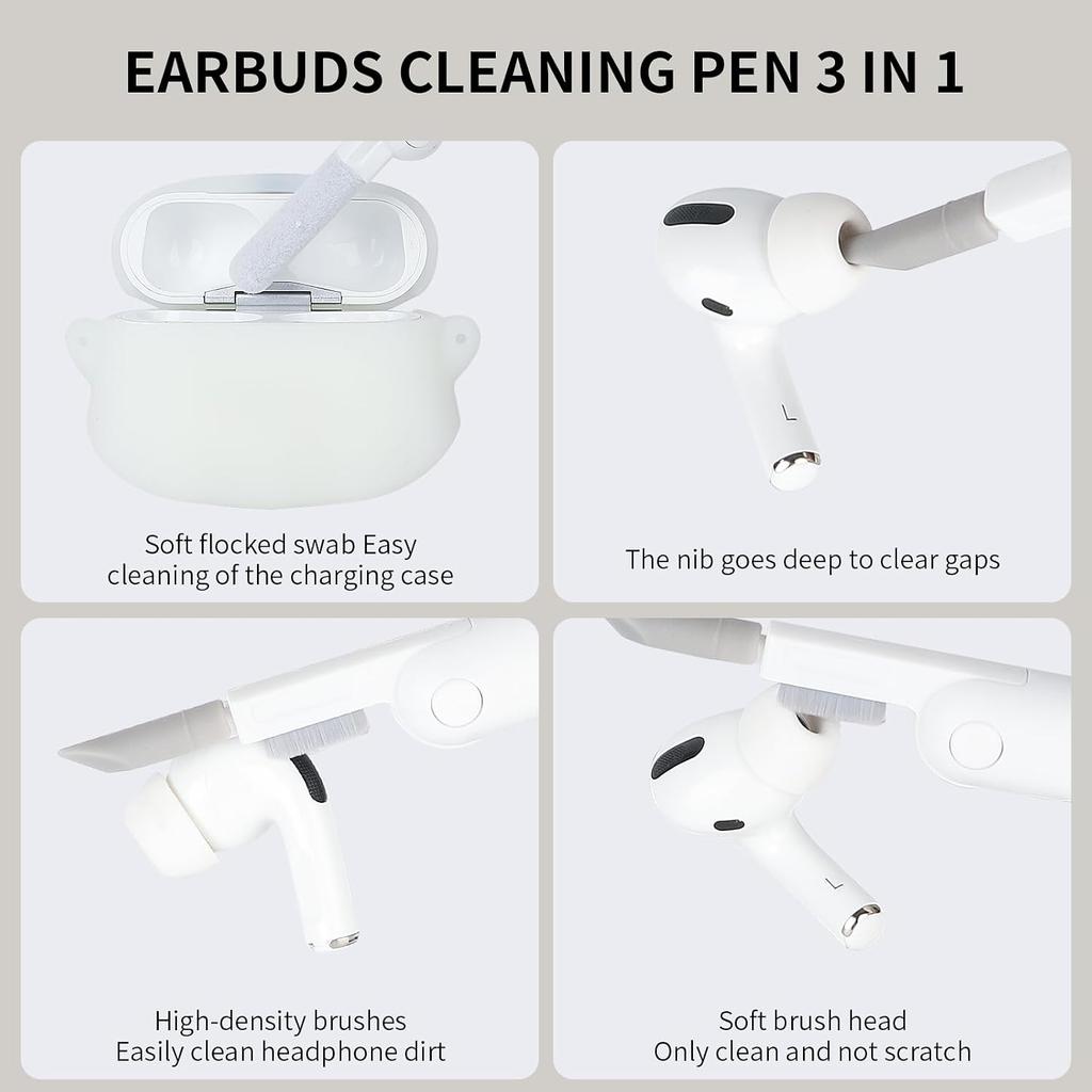 CCXNAS for Apple AirPods Pro 2nd/1st Generation Case Cute, Glow In the Dark