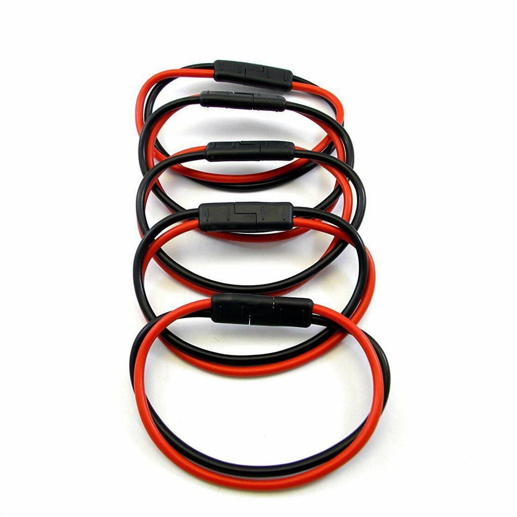 5PCS Car 2Pin Way Wiring Quick Connect Disconnect 18 Gauge Harness SAE Connector