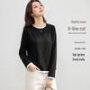 Handu Yishe Women's Faux Layered Round Neck Sweatshirt