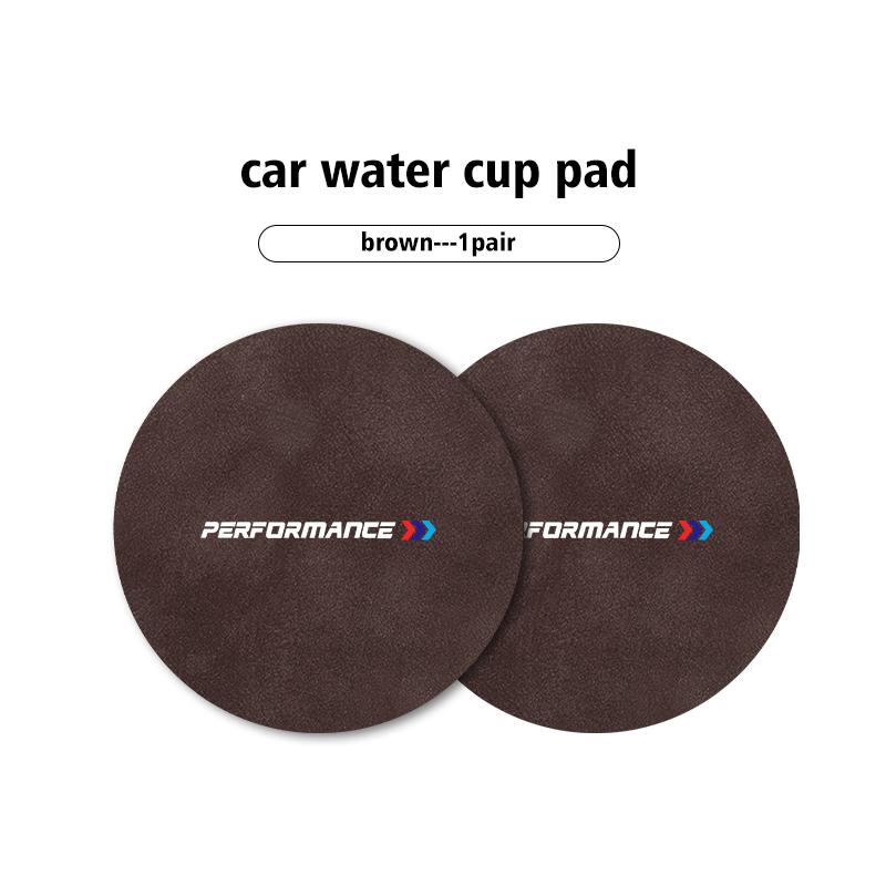 Car Interior Coasters Water Cup Slot Non-Slip Mat Shockproof Pad For BMW 1 3 5 Series X1 X3 X4 X5 X7 G20 G38 F20 F39 F48 E46