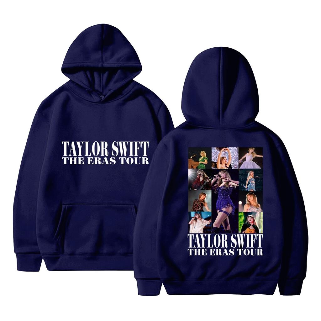 Women's Fleece Hoodie Pullover Sweatshirt with Graphic Print Front and Back Long Sleeve Casual Top for Daily Wear