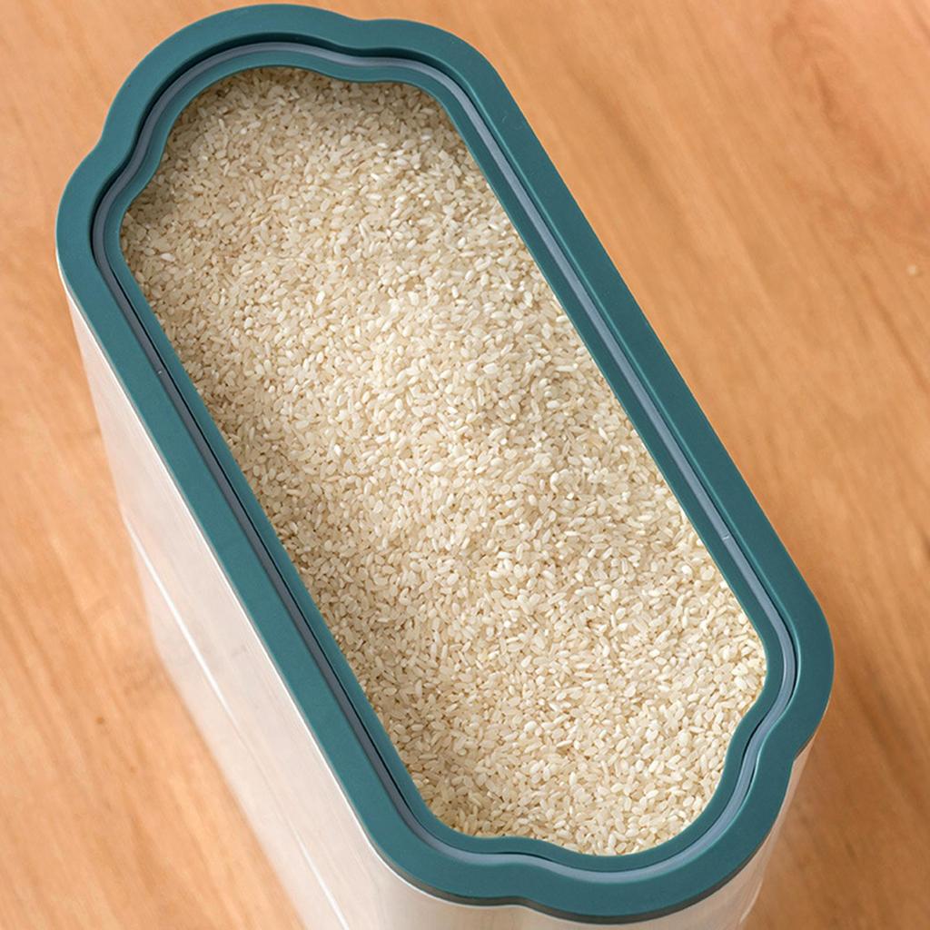 11kg Grain Container Storage with Lid, Pantry Store Food Rice and