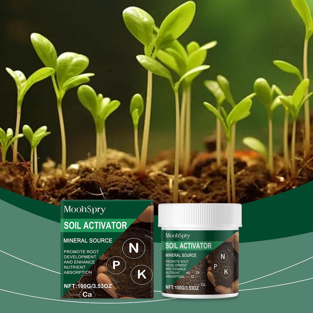 Activador de suelo, suplemento de nutrientes para plantas, aireación del suelo, acondicionamiento del suelo, germinación de semillas, cuidado de la jardinería