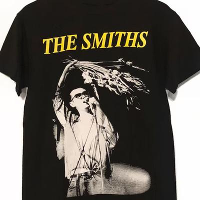 The Smiths Band Vtg Black Tshirt Unisex S5Xl Short Sleeve 3F632 Unisex T-Shirt