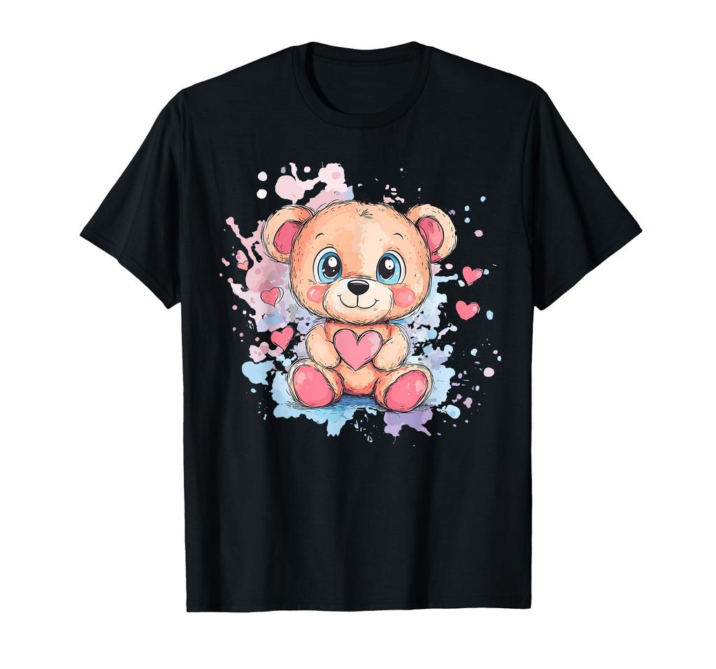 Cute Teddy Bear with Heart T-Shirt