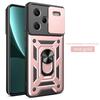 For Xiaomi Redmi Note 13 Pro + Case Redmi Note 13 pro Plus Magnetic Ring Holder Armor Phone Case Slide Camera Protect Back Cover