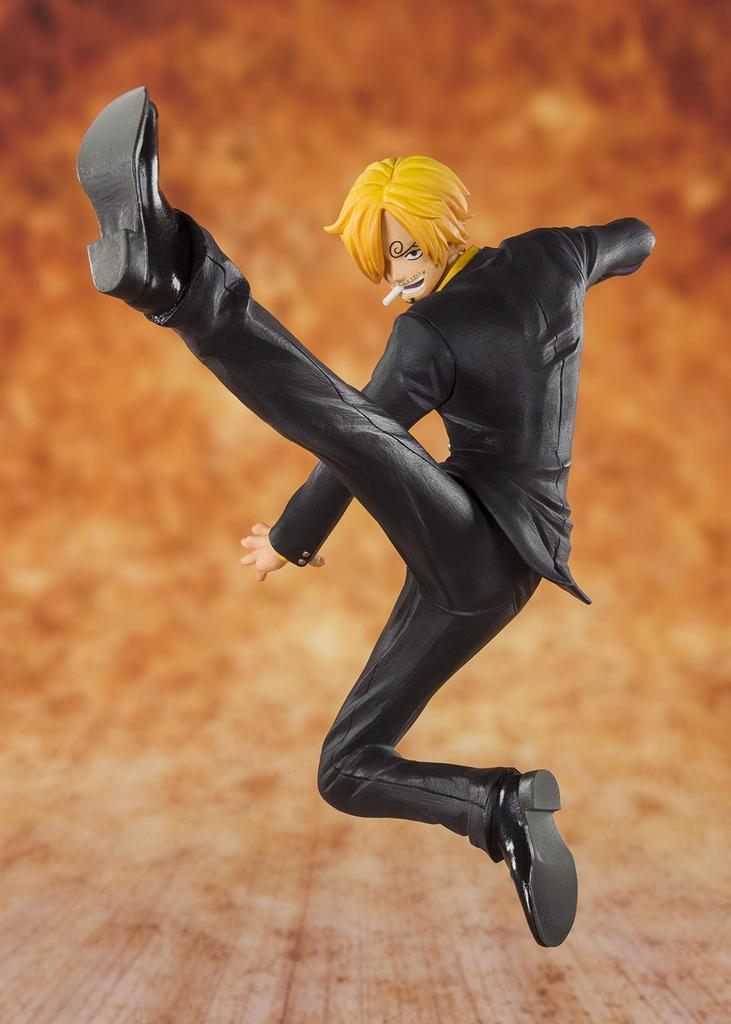 TAMASHII NATIONS Figuarts ZERO ONE PIECE Black Leg Sanji, approximately 130mm, ABS & PVC, painted, finished figure