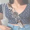 Elegant Floral Brooch Pin For Sweaters And Scarves With Openwork Design