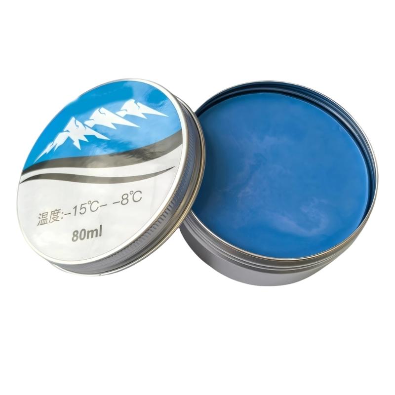 

Reduce Frictions Snowboard Wax Quick Solid Pastes Universal Skateboard Wax Low Temperature Maintenance Snowboard Wax синій