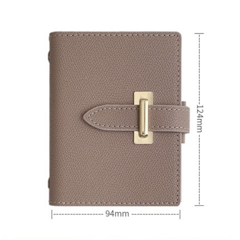 Retro Pocket Bill Budget Storage Book Id Card Bank Bus Card Holder Book Po Album Idol Card Binder Pocards Collect Book Quality