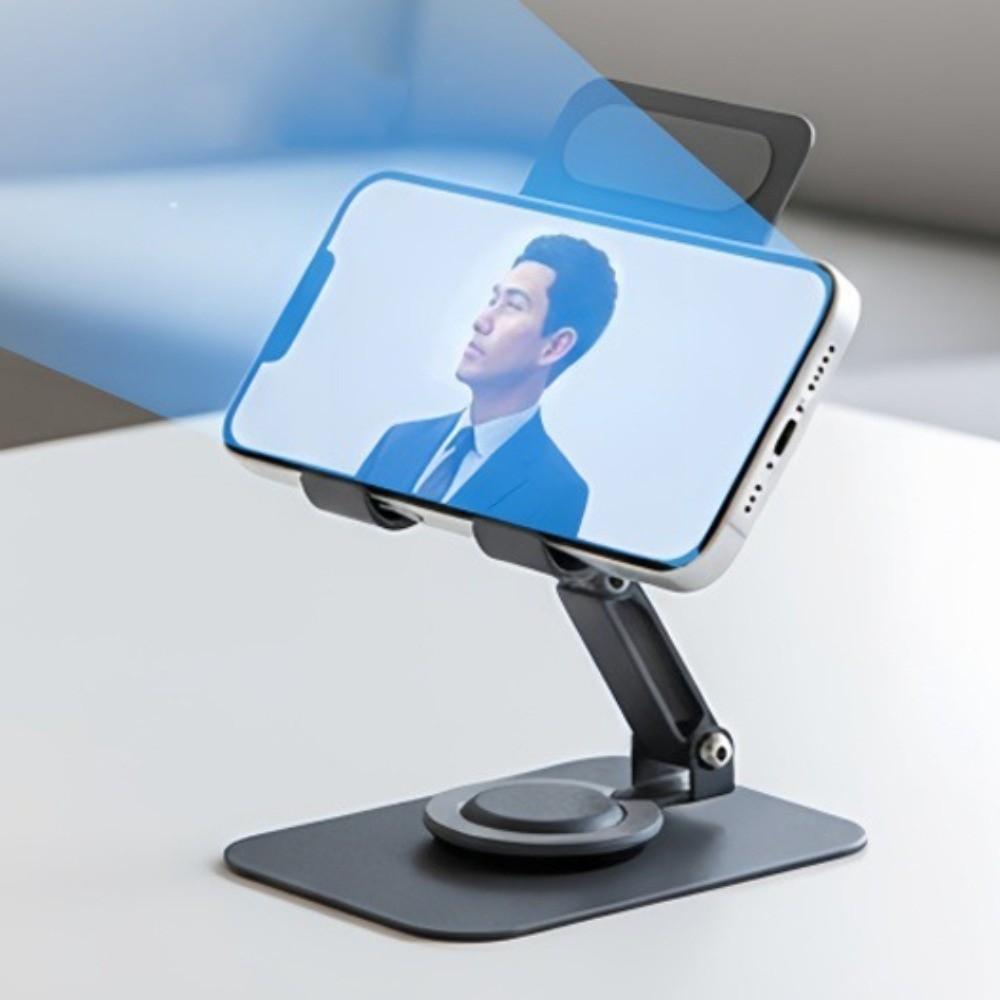 Folding Mobile Phone Holder Stand 360 ° Rotating Table Cell Phone Stand  Universal Bracket