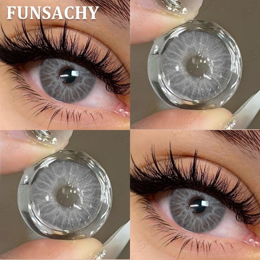 FUNSACHY 1 Paar Sharon Black Kontaktlinsen für Augen Große Augen 14,5 mm Farblinsen Puppenauge Kontakte Jährlich Schöne Kosmetik