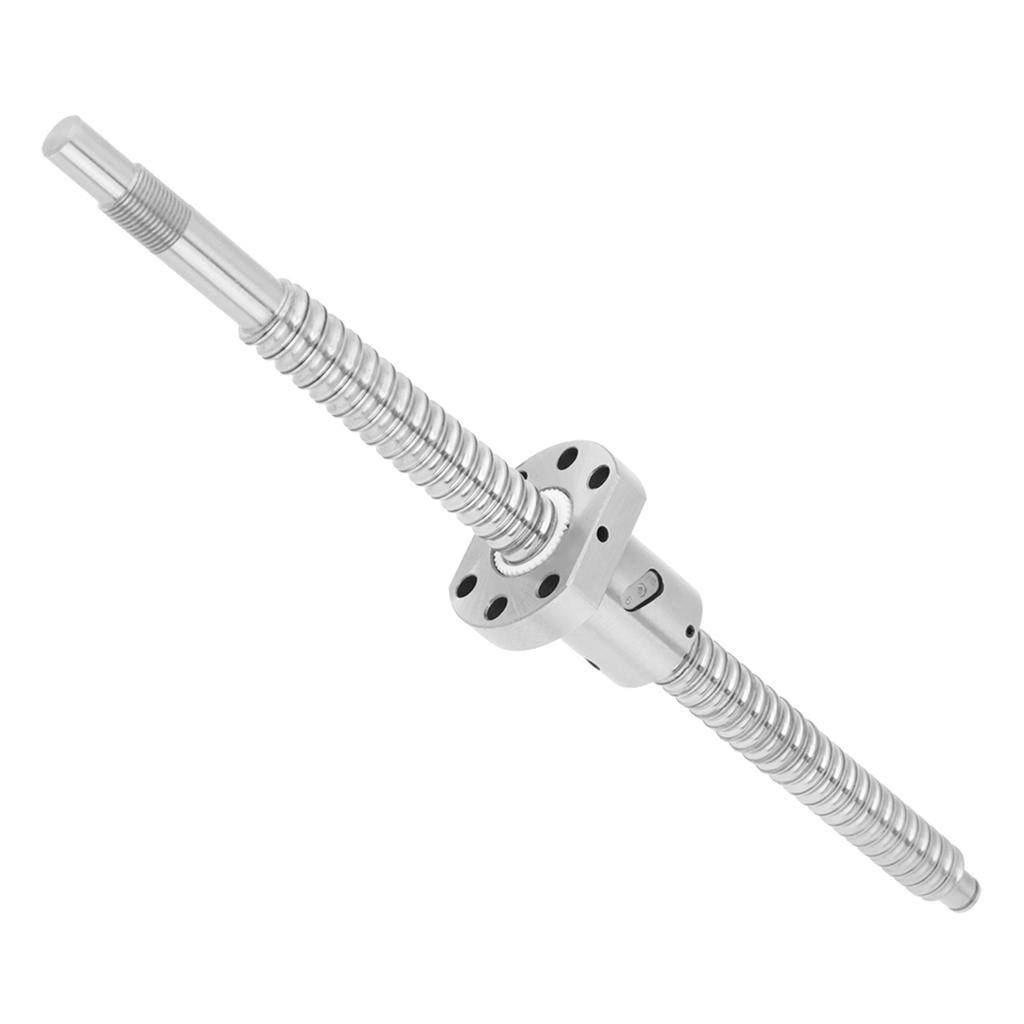 SFU1605 300mm Rolled Ballscrew Ballnut Anti Backlash Without Side End Supports