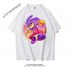 La Fantastica T-shirt Grafica del Circo Digitale Pomni Jax per Adulti e Bambini Universale Poliestere Y2K Streetwear Manica Corta Top Quotidiani
