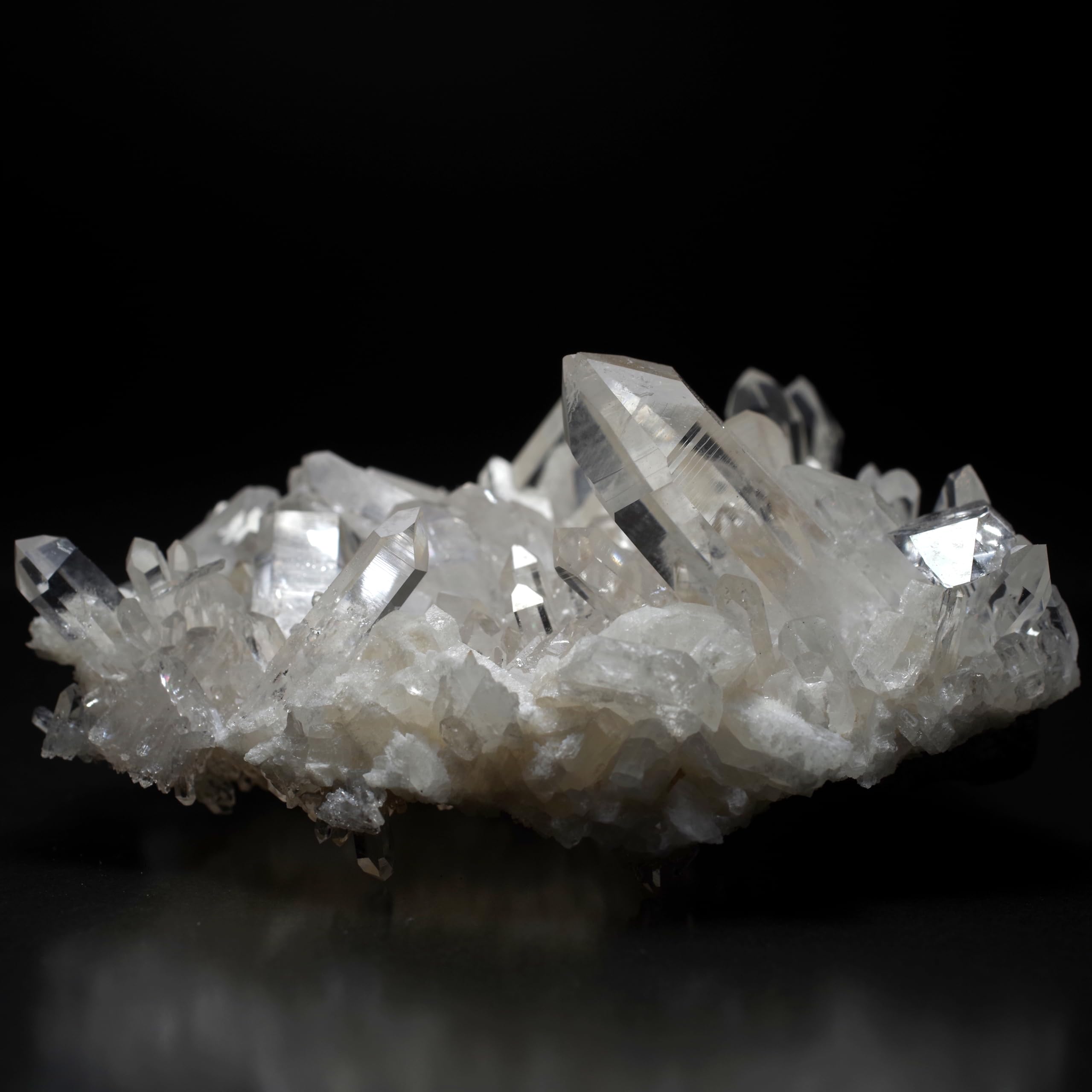 stone Natural Mineral Quartz Crystal Cluster USA Specimen Raw [N2 Natural] - Arkansas, - (49  One-of-a-kind  Stone Approx. 73g, 70x53x31mm)