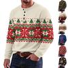 Pull de Noël Imprimé pour Homme Pull à Motif Festif pour Fête d'Hiver Tenue Décontractée