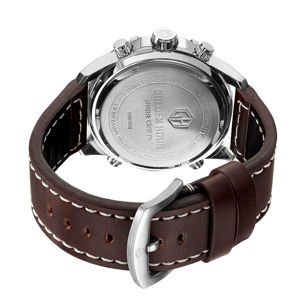 Popular watch multi-functional waterproof, casual fashion electronic watch men's, sports watch, student leather watch