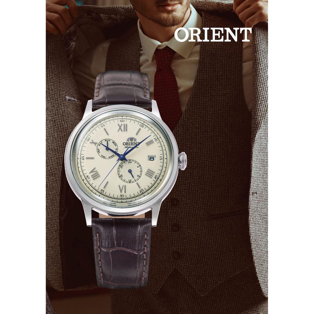 Orient ORIENT Bambino Automatikuhr, mechanisch, automatisch, inländische Herstellergarantie, RN-AK0702Y, Herren, Elfenbein