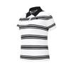 Golf Classic Fashion Versatile Polo Knit Short Sleeve Top Women Tops Deep-Black A11W635414FBK