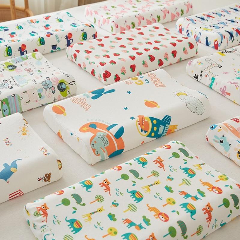 Thailand Natural Children's Latex Pillow Core Cartoon Children's Adult Pillow Pure Cotton Comfortable Neck Pillow