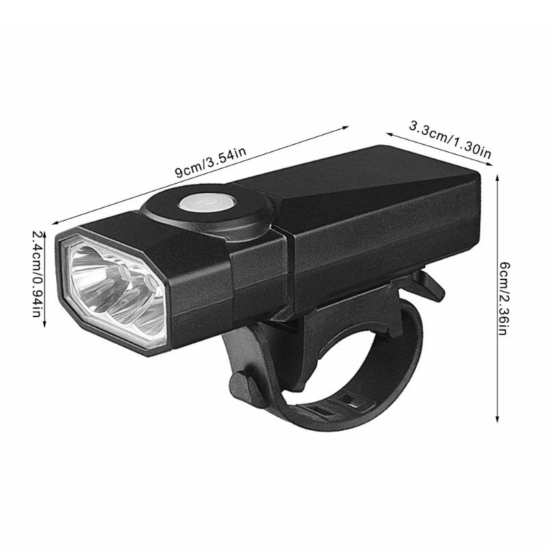 Rechargeable Bike Light Waterproofed Bike Headlights Night Cycling Lamp for Night Cycling Safety