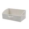Closet Storage Bins for Shelves Trapezoid Storage Bin Closet Shelf Organizer for Clothes Toy Towel Book Baby Clothing