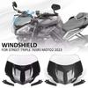 Black ABS Windshield Deflector for Triumph Motorcycles