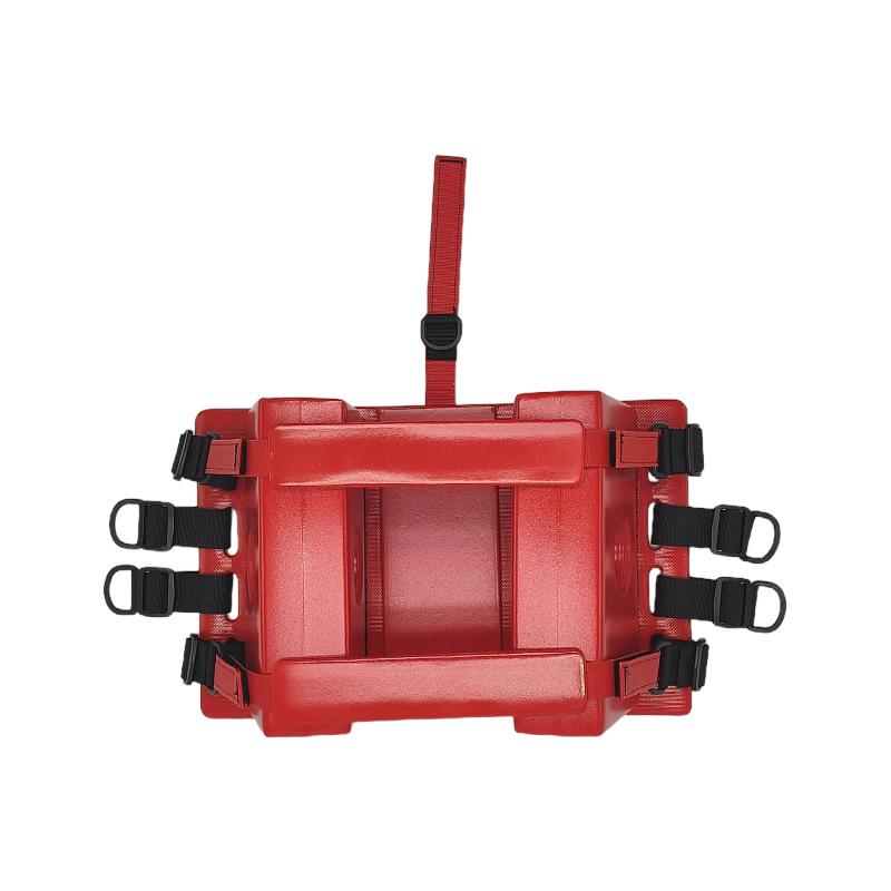 Universal Head Immobilizer for Spine and Scoop Stretchers - Suitable for Adults and Children Red NBR Head Immobilizer