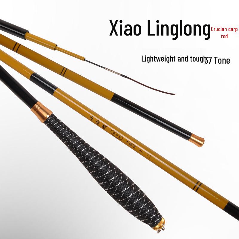 Xiaolinglong 46 Action Carbon Crucian Fishing Rod - Lightweight, Durable & Comfortable.