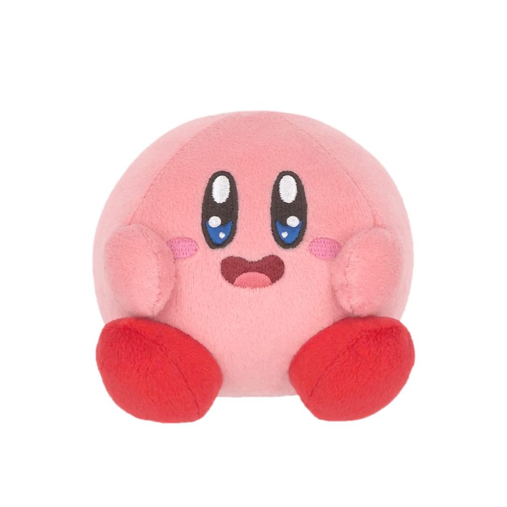 Sanei Boeki Kirby's Gourmet Festival Mini Plush Toy, Kirby Pink, W10.5 x D10.5 x H10cm (KGF-01)
