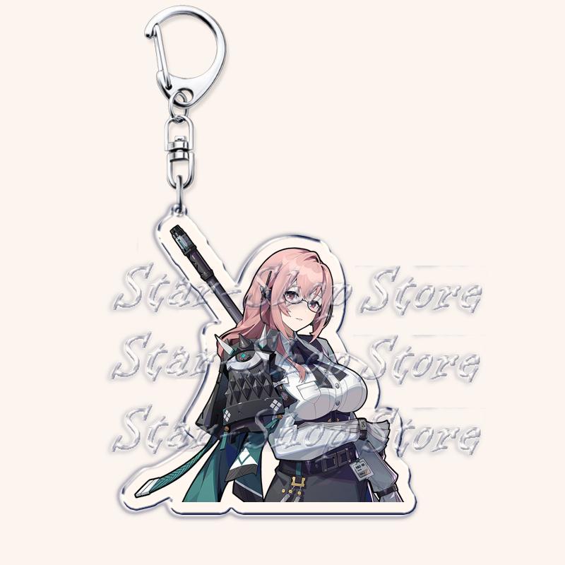 Hot Zenless Zone Zero Keychains for Womens Accessories Bag Ellen Joe Bangboo Miyabi ZZZ Anby Jane Doe Nicole Keyrings Fans Gifts