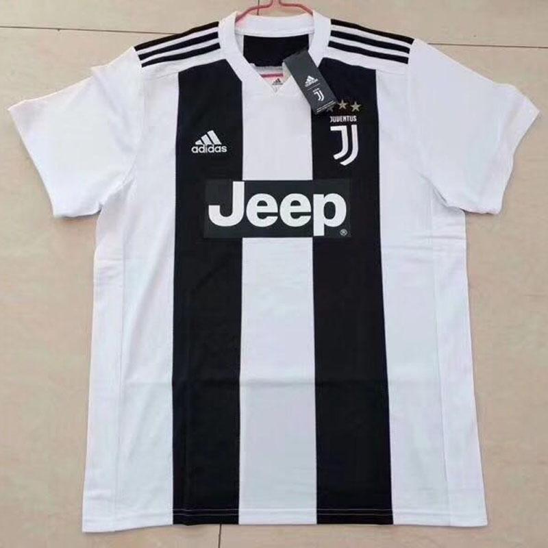 Ronaldo Juventus Cristiano Koszulka Domowa Piłkarska Biało-Czarny Kolor 2018 Seria 2019