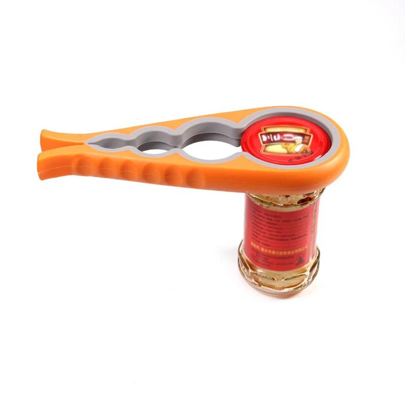 Lid Jar Opener 4 In 1 Handy Screw Cap Jar Openers Multi Purpose Can Opener Bottle Lid Grip Wrench Bottle Kitchen Gadgets