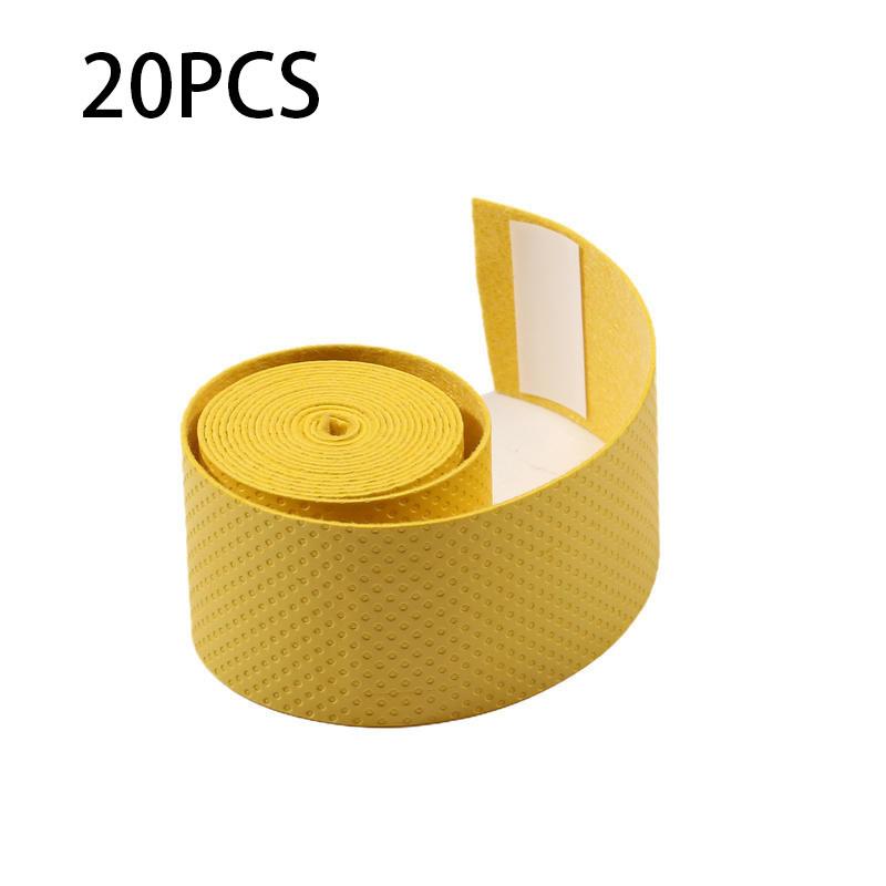 1PC/20PCS Dry Tennis Racket Grip Anti Skid Sweat Absorbed Overgrip Badminton Racquet Wrap Vibration Damping Tape for Sports