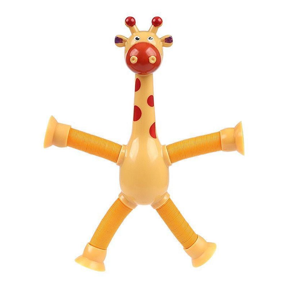 4Pcs Telescopic Suction Cup Versatile Interactive Shape Changing Giraffe