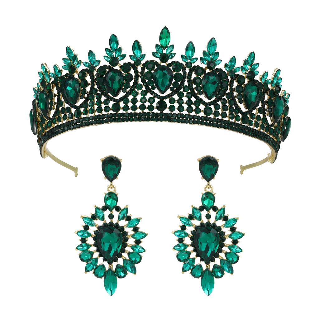 New Elegant High End Elegant Beauty Pageant Bridal Crown Headpiece Wedding Headband Hair Accessories