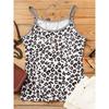 Sexy Leopard Tank Tops Frauen Strand Nette Cami mit Einstellbare Lose Spaghetti-trägern Ärmellose T-shirts Sommer Casual Weste Top Neue