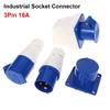 1Pcs 220V Industrial Waterproof Plug  for Caravan Motorhome Trailer Truck Yacht