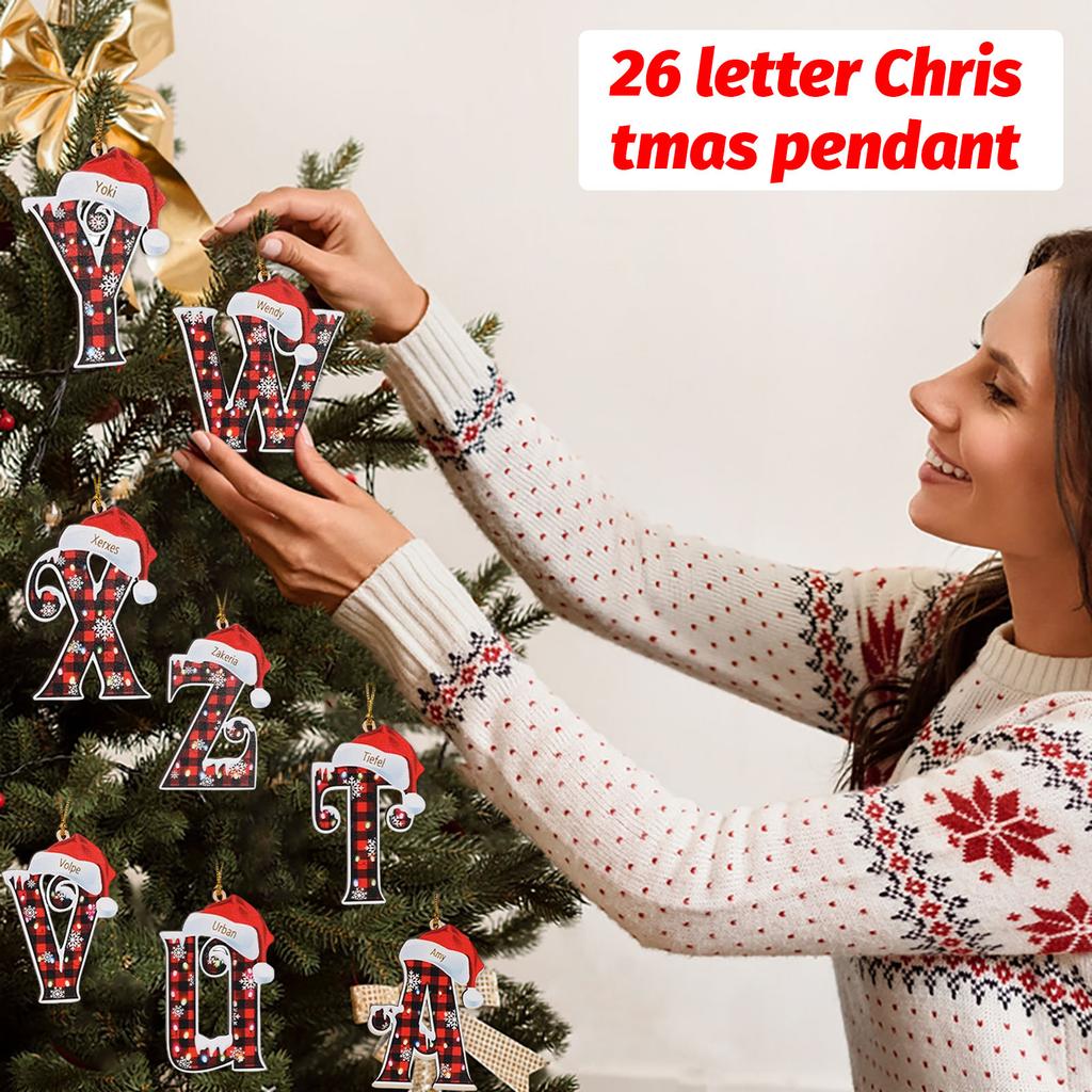 2D Vánoční Dekorační Přívěsek Vánoční Stromek Štítek Tématická Párty Řemesla Ozdoba
